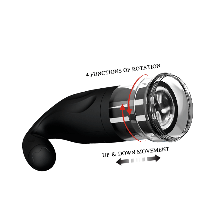 Batman Automatic Retractable Rotating Multi-Frequency Masturbator for Men