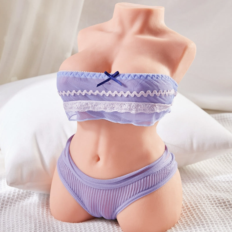 Daniela - Realistic Butt Latina Sex Torso Toy – Valentina Morena Soft Latex Breast & Hip Design（🧴Free Essential Oil 🍃）