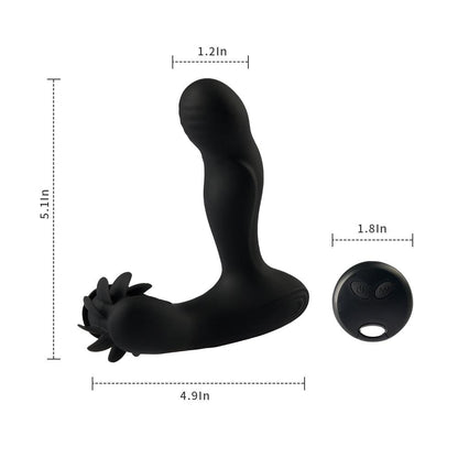 12 Modes Tongue-Licking Heating Vibration Prostate Stimulator
