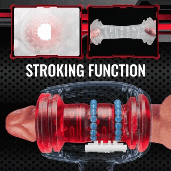 Handheld Automatic 6 Frequency Thrusting Vibration Male Masturbator