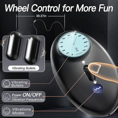 Sexoralab™ 6IN1 Male Masturbator 2 Pack Male Vibrator Penis Pump Stroker Pocket Pussy with CVT & Visual Controller, 8 Vibrating & 12 Frequencie