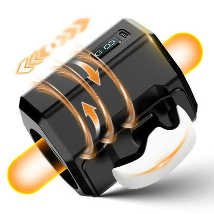 Sexoralab™ Handle Blowjob Machine 7 Thrusting Rotating Dual Opening