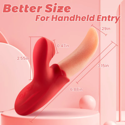 🔥30% OFF｜2‑in‑1 Flapping Tongue G‑Spot Stimulator ✨ Intense Deep Stimulation | Soft Body‑Safe Material | Discreet Packaging + Free Gift